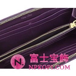 ミュウミュウ MIU MIU ラウンドファスナー式長財布 パープル 5M0506-MATELASSE-ERICA